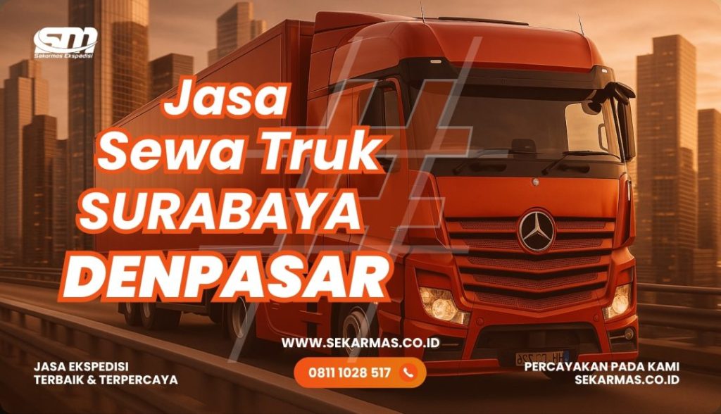 Jasa Sewa Truk Surabaya Denpasar