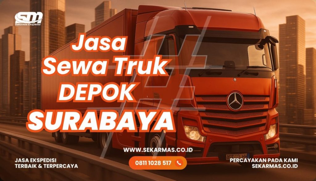Jasa Sewa Truk Depok Surabaya