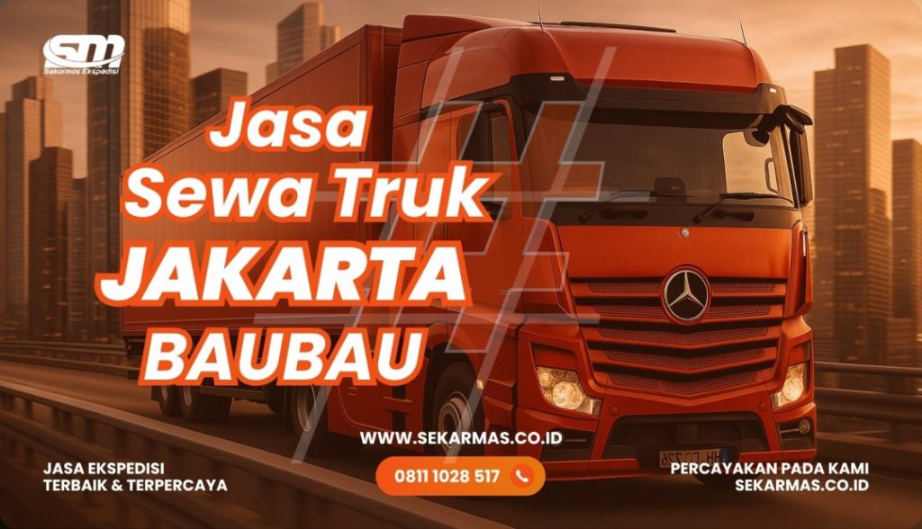 Jasa Sewa Truk Jakarta Baubau Sulawesi Tenggara