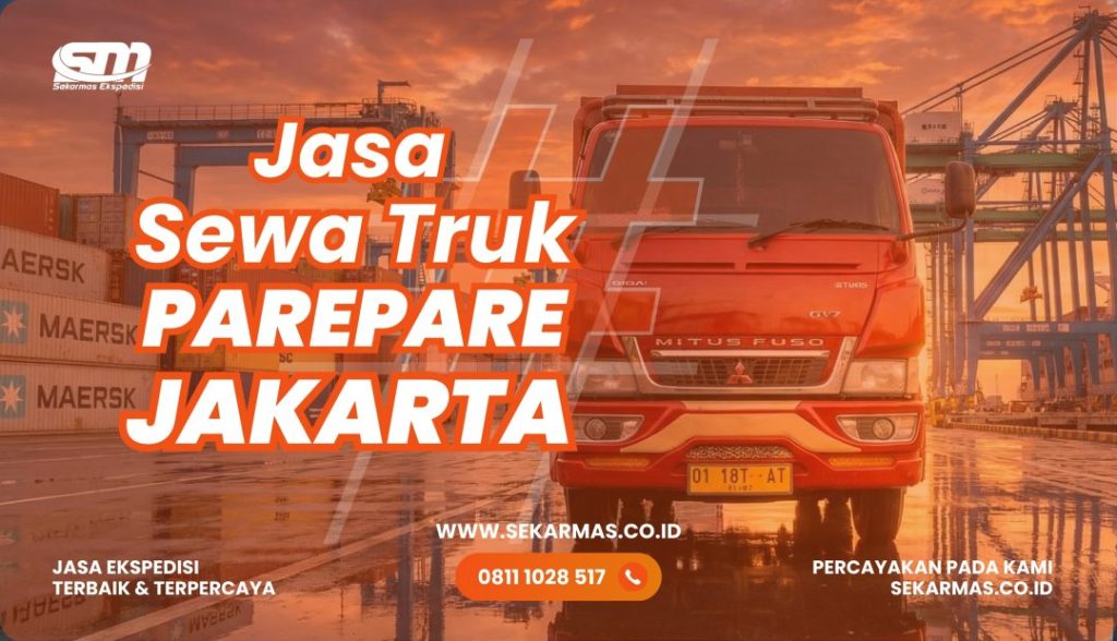Jasa Sewa Truk Parepare Jakarta